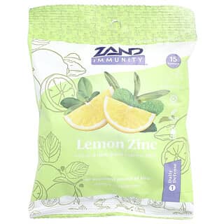 Zand, Immunity™, Lemon Zinc With an 8 Herb Blend, Lemon Mint, 15 Lozenges