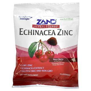 Zand, Zinc et échinacée, Herbalozenge, très cerise, 15 pastilles