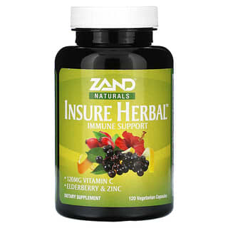 Zand, Naturals, Insure Herbal, Supporto immunitario, 120 capsule vegetariane