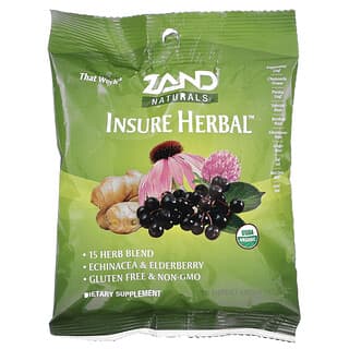 Zand, Naturals, Insure Herbal, 18 pastillas para la garganta