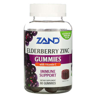 Zand, Suporte Imunológico, Sabugueiro e Zinco com Vitamina C, 60 Gomas