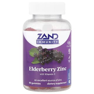 Zand, Immunity Fruchtgummis, Holunder-Zink mit Vitamin C, 60 Fruchtgummis