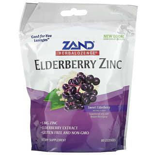 Zand, Herbalozenge, Saúco y zinc, Saúco dulce, 80 pastillas