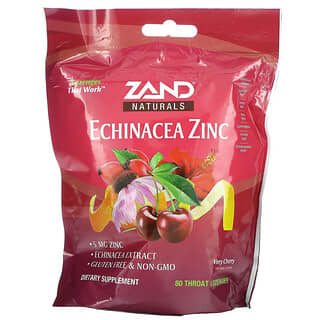 Zand, Equinácea y zinc, Muy cereza, 80 pastillas para la garganta