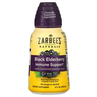 Zarbee's, ブラックエルダーベリーサポート、236ml（8液量オンス）