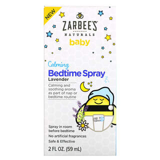 Zarbee's, 婴儿，睡眠安抚喷雾液，薰衣花草香，2 液量盎司（59 毫升）