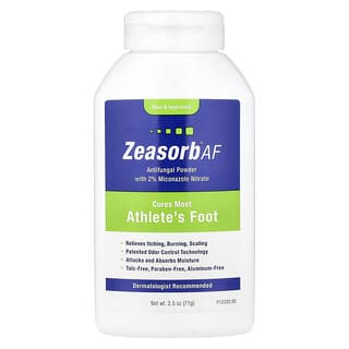 Zeasorb, AF, Antifungal Powder with 2% Micronazole Nitrate, 2.5 oz (71 g)