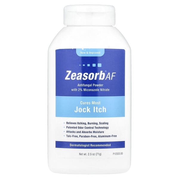 Zeasorb, Zeasorb® AF, 분말 항진균, 71g(2.5oz)