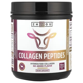 Zhou Nutrition, Péptidos de colágeno, Colágeno hidrolizado, 510 g (18 oz)