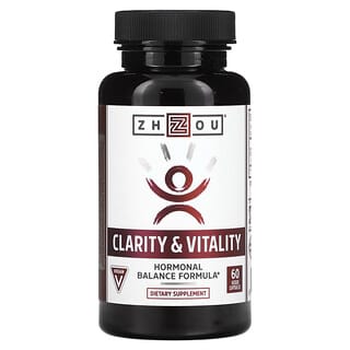 Zhou Nutrition, Clarity & Vitality，60 粒素食膠囊