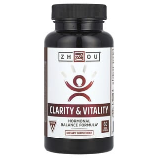 Zhou Nutrition, Clarity & Vitality, 50 mg, 60 Veggie Capsules