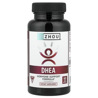 Zhou Nutrition, DHEA, 60 cápsulas vegetales (50 mg por cápsula)
