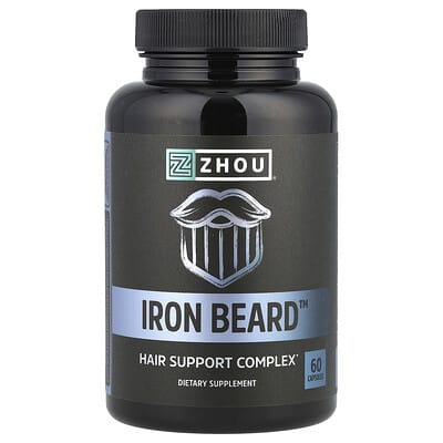 Zhou Nutrition, Iron Beard, 60 Vegetarian Capsules
