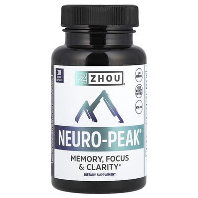 Zhou Nutrition, Neuro-Peak®, 30 Vegetarian Capsules