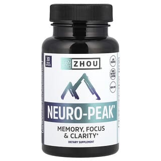 Zhou Nutrition, Neuro-Peak®, 30 pflanzliche Kapseln