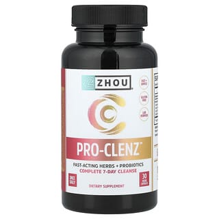 Zhou Nutrition, Pro-Clenz，7 天完整清潔，30 粒素食膠囊