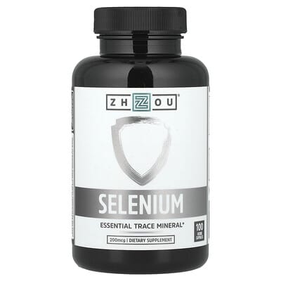 Zhou Nutrition, Selenium, 200 mcg, 100 Vegetarian Capsules