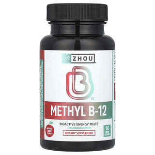 Zhou Nutrition, Methyl B-12, Natural Cherry, 5,000 mcg, 60 Micro Lozenges