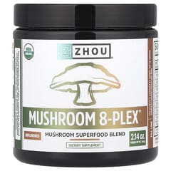Mushroom 8-Plex™ Powder, Unflavored, 2.14 oz (60 g)