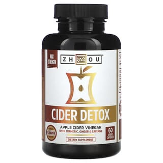 Zhou Nutrition, Cider Detox, 60 растительных капсул