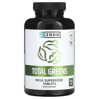 Zhou Nutrition, Total Greens, 120 Tablets