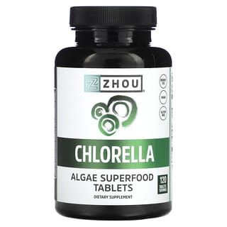 Zhou Nutrition, Chlorella, 120 Tabletten