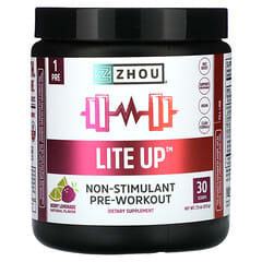 Zhou Nutrition, Lite Up, nicht stimulierendes Pre-Workout, Beerenlimonade, 213 g (7,5 oz.)