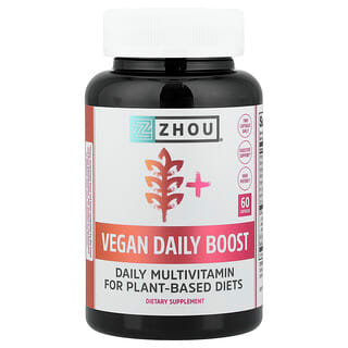 Zhou Nutrition, Vegan Essentials, 60 cápsulas