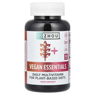 Zhou Nutrition, Vegan Essentials, 60 kapsułek