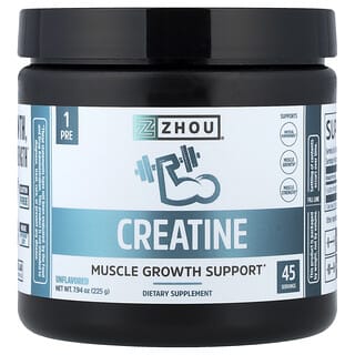 Zhou Nutrition, Creatine, Unflavored, 7.94 oz (225 g)