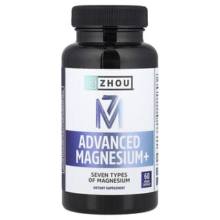 Zhou Nutrition, Advanced Magnesium+, 60 Veggie Capsules