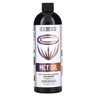 Zhou Nutrition, MCT Oil, Unflavored, 16 fl oz (473 ml)