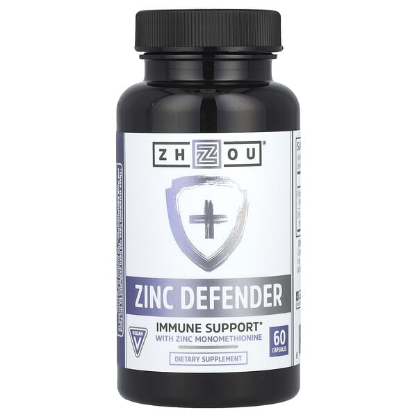 Zhou Nutrition Zinc Defender, 60 Capsules