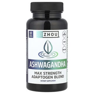 Zhou Nutrition, Ashwagandha, 60 capsules végétales