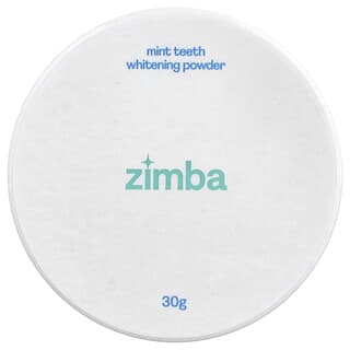 Zimba, Menta en polvo para blanquear los dientes, 30 g