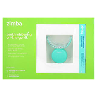 Zimba, Teeth Whitening On-The-Go Kit, 2 Piece Kit