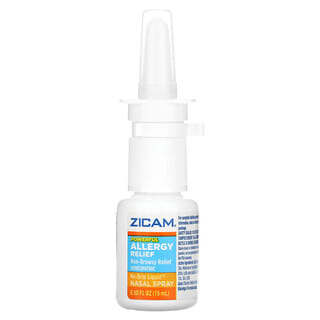 Zicam, パワフルアレルギー緩和、点鼻薬用液体鼻スプレー、15ml（0.5液量オンス）