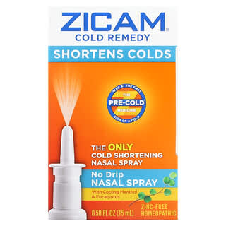 Zicam, Cold Remedy、液だれしにくいスプレー、15ml（0.50液量オンス）