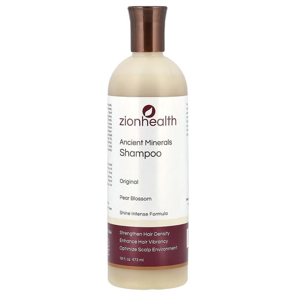 Zion Health, 아다마, 고대 미네랄 샴푸, 오리지널, 페어블로썸, 473 ml (16 fl oz)