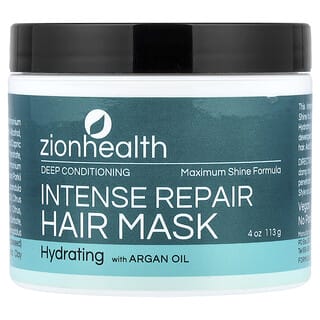 Zion Health, Mascarilla para el cabello de reparación intensa`` 113 g (4 oz)