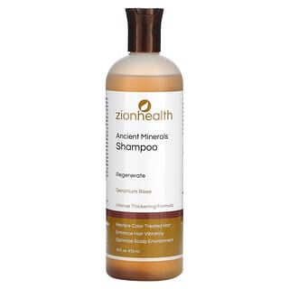 Zion Health, Shampoo Ancient Minerals, geranio rosa, 473 ml