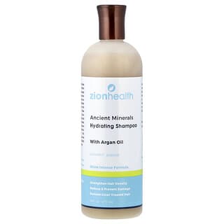 Zion Health, Ancient Minerals, Champú hidratante con aceite de argán, Coco y jazmín`` 473 ml (16 oz. Líq.)