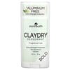 Claydry Deodorant, Bold, Fragrance Free, 2.8 oz (80 g)