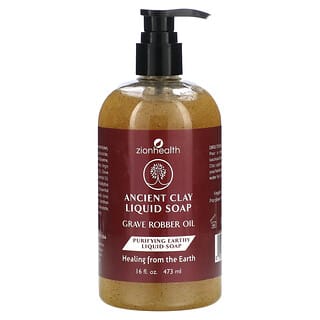 Zion Health, Ancient Clay Liquid Soap, Grave Robber Oil, 16 fl oz (473 ml)