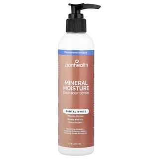 Zion Health, Loțiune de corp hidratantă minerală zilnică, Santal White, 227 ml