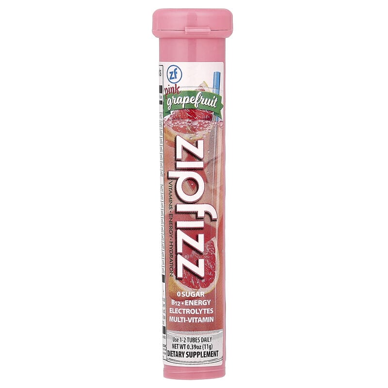Energy Drink Mix, Pink Grapefruit, 20 Tubes, 0.39 oz (11 g) Each