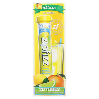 Zipfizz, 能量飲品混合物，柑橘味，20 管，每管 0.39 盎司（11 克）