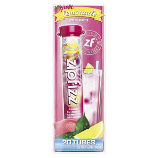 Zipfizz, 含維生素 B12 的健康運動能量營養粉，粉色檸檬水，20 管，每管 0.39 盎司（11 克）