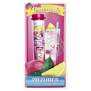Zipfizz, Energiedrankmix, roze limonade, 20 tubes, elk 11 g