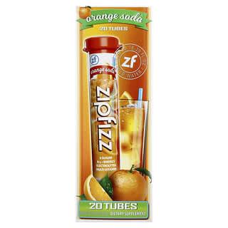 Zipfizz, Energy Drink Mix, апельсиновая сода, 20 тюбиков, 11 г (0,39 унции)